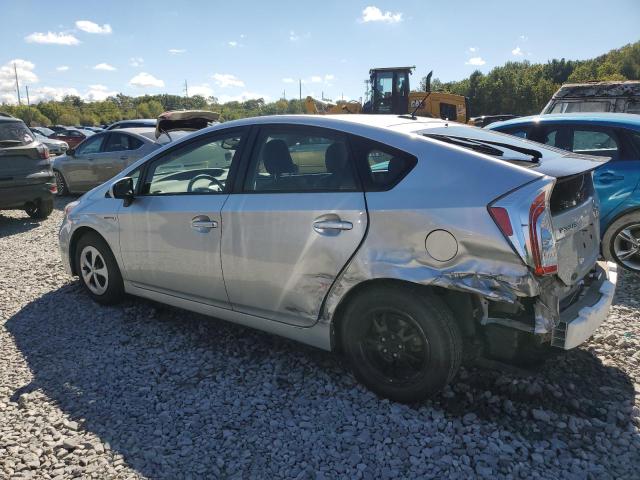 JTDKN3DU9E0374980 - 2014 TOYOTA PRIUS ნაცრისფერი ფოტო 2