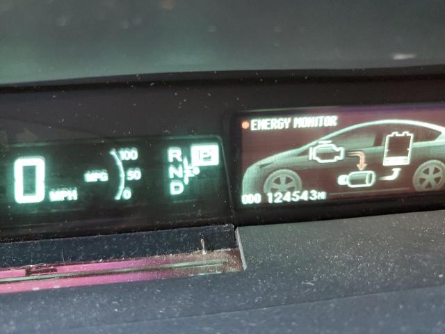 JTDKN3DU9E0374980 - 2014 TOYOTA PRIUS ნაცრისფერი ფოტო 9