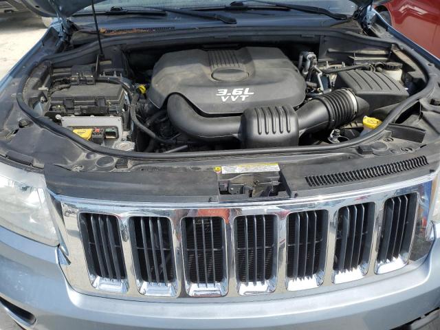 1C4RJEAG5CC316736 - 2012 JEEP GRAND CHER LAREDO Синий фото 12