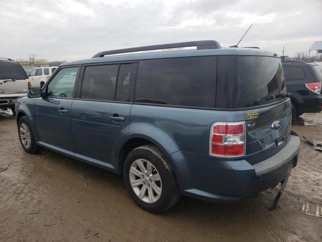 2FMGK5BC3ABB14616 - 2010 FORD FLEX SE BLUE photo 2