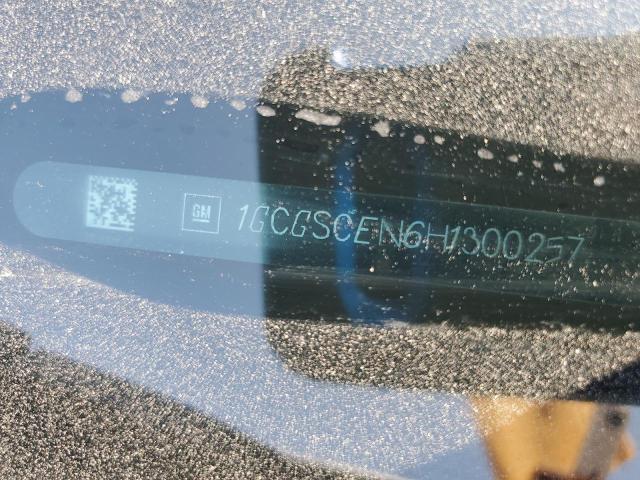 1GCGSCEN6H1300257 - 2017 CHEVROLET COLORADO LT SILVER photo 12