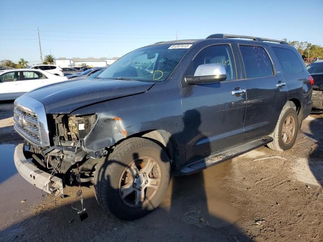 5TDZY68A98S004928 - 2008 TOYOTA SEQUOIA LIMITED BLUE photo 1