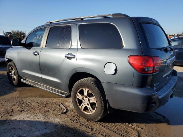 5TDZY68A98S004928 - 2008 TOYOTA SEQUOIA LIMITED BLUE photo 2