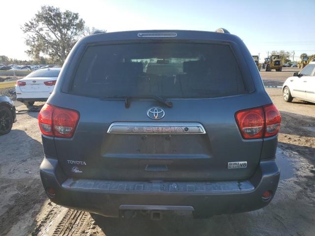 5TDZY68A98S004928 - 2008 TOYOTA SEQUOIA LIMITED BLUE photo 6