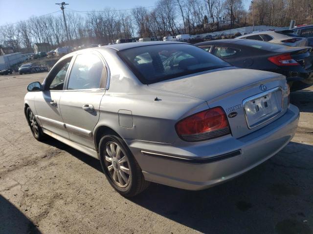 KMHWF35H64A948861 - 2004 HYUNDAI SONATA GLS SILVER photo 2