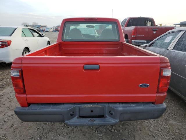 1FTYR10D13PB78111 - 2003 FORD RANGER RED photo 6