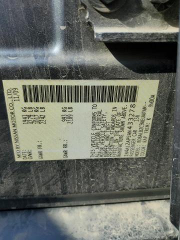 1N4AL2AP9AN433278 - 2010 NISSAN ALTIMA BASE Mavi foto 13