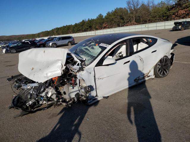 5YJSA1E66NF473788 - 2022 TESLA MODEL S Սև լուսանկար 1