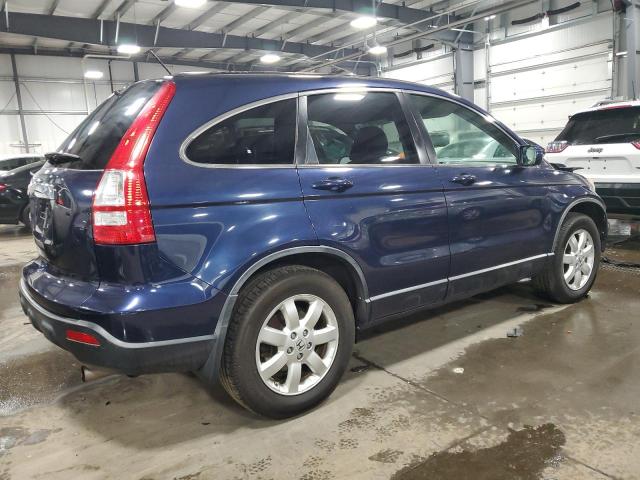 JHLRE48737C052686 - 2007 HONDA CR-V EXL BLUE photo 3