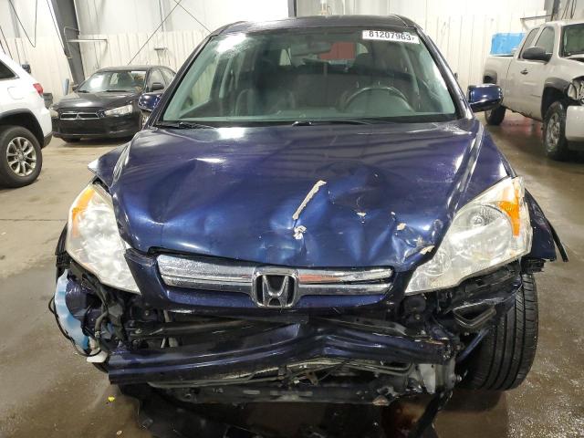 JHLRE48737C052686 - 2007 HONDA CR-V EXL BLUE photo 5