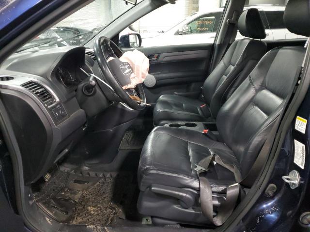 JHLRE48737C052686 - 2007 HONDA CR-V EXL BLUE photo 7