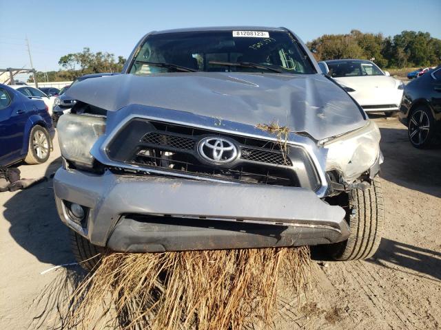 5TFJU4GNXEX052557 - 2014 TOYOTA TACOMA DOUBLE CAB PRERUNNER SILVER photo 5