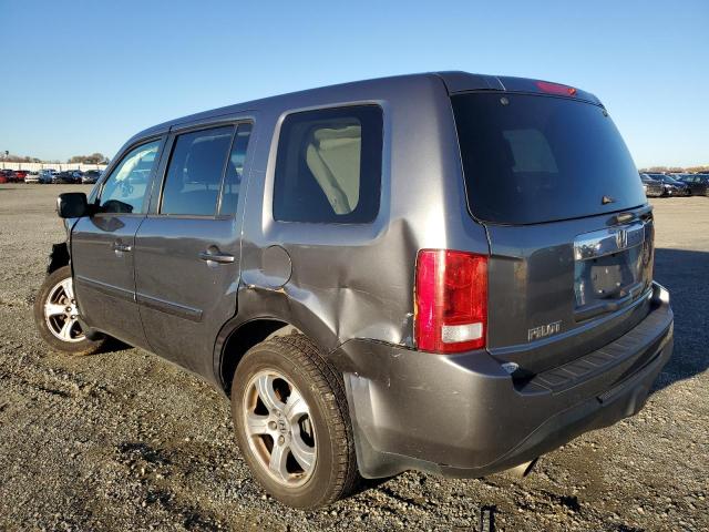 5FNYF4H51DB022606 - 2013 HONDA PILOT EXL GRAY photo 2