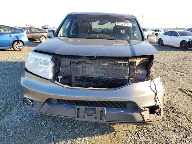 5FNYF4H51DB022606 - 2013 HONDA PILOT EXL GRAY photo 5