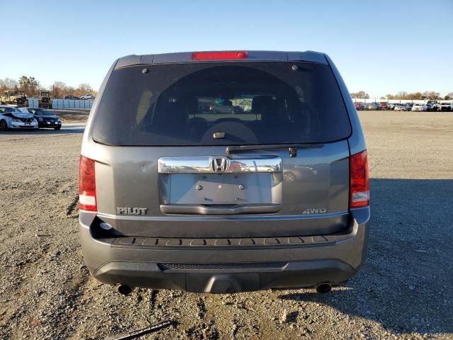 5FNYF4H51DB022606 - 2013 HONDA PILOT EXL GRAY photo 6