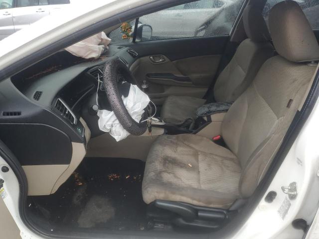 19XFB2F58EE257991 - 2014 HONDA CIVIC LX WHITE photo 7