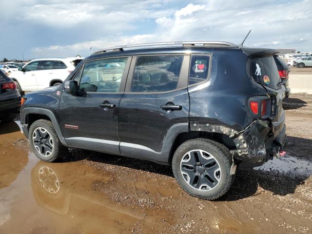 ZACCJBCT5FPB21444 - 2015 JEEP RENEGADE TRAILHAWK BLACK photo 2