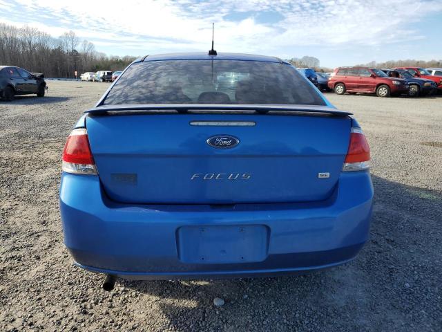 1FAHP3FN5AW212545 - 2010 FORD FOCUS SE BLUE photo 6