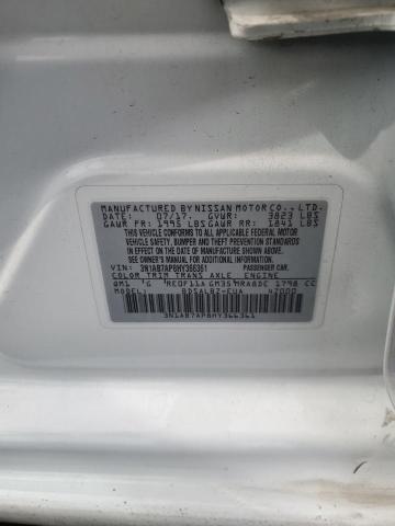 3N1AB7AP8HY366361 - 2017 NISSAN SENTRA S Білий фото 12