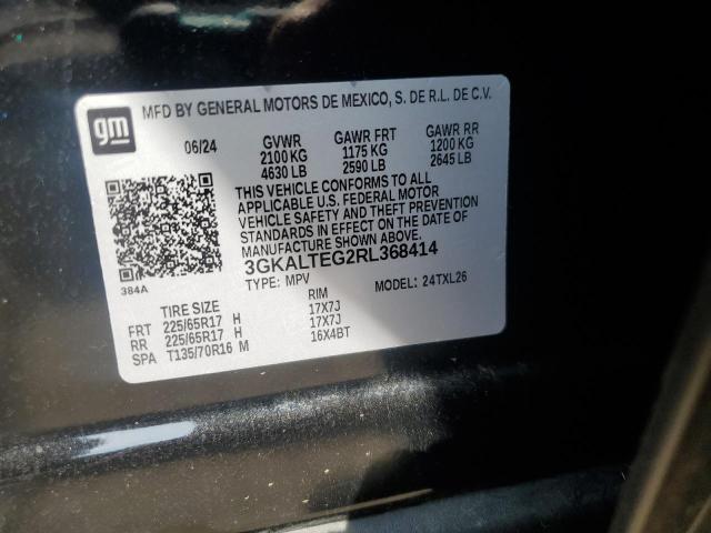 3GKALTEG2RL368414 - 2024 GMC TERRAIN SLE შავი ფოტო 13