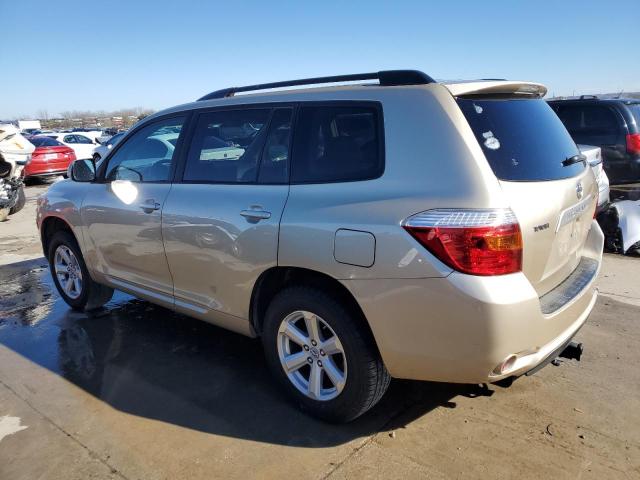 JTEES41AX92126149 - 2009 TOYOTA HIGHLANDER BEIGE photo 2