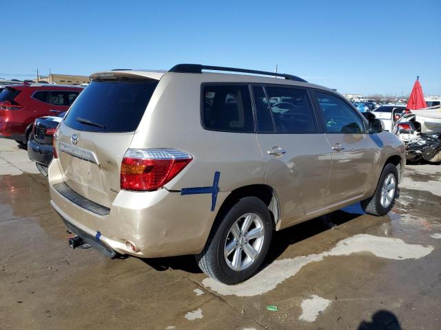 JTEES41AX92126149 - 2009 TOYOTA HIGHLANDER BEIGE photo 3