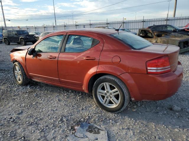 1B3LC56K18N265732 - 2008 DODGE AVENGER SXT ORANGE photo 2