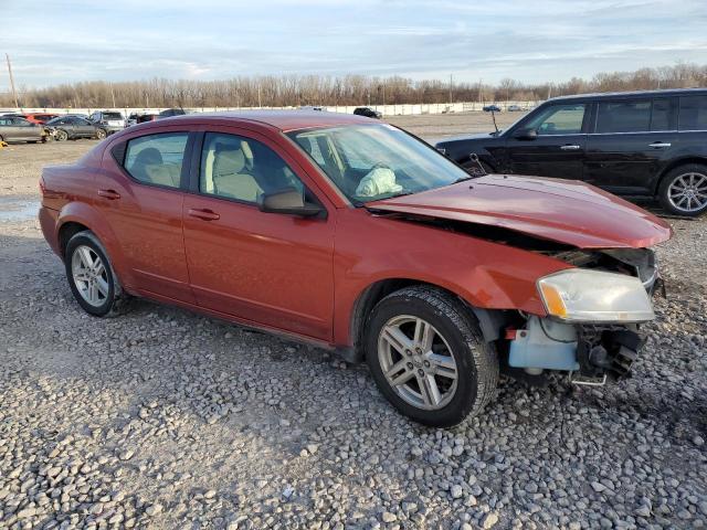 1B3LC56K18N265732 - 2008 DODGE AVENGER SXT ORANGE photo 4