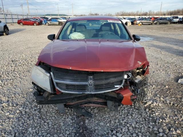 1B3LC56K18N265732 - 2008 DODGE AVENGER SXT ORANGE photo 5