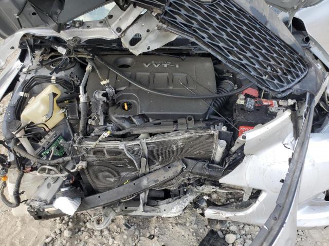 2T1BU4EE9AC507611 - 2010 TOYOTA COROLLA BASE ვერცხლისფერი ფოტო 11