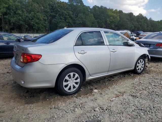 2T1BU4EE9AC507611 - 2010 TOYOTA COROLLA BASE ვერცხლისფერი ფოტო 3