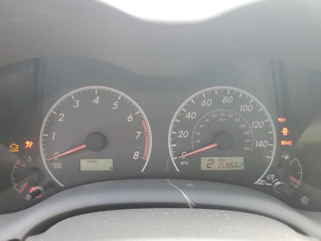 2T1BU4EE9AC507611 - 2010 TOYOTA COROLLA BASE ვერცხლისფერი ფოტო 9