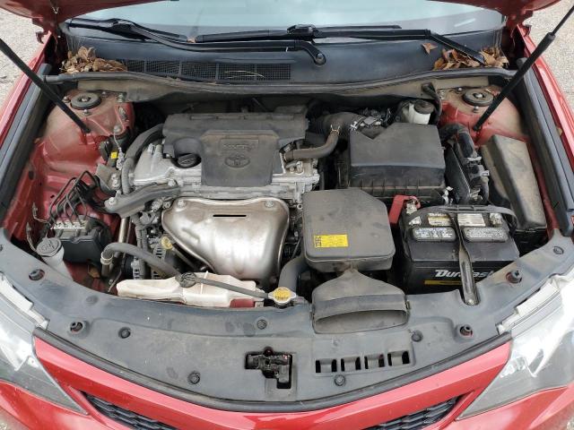 4T1BF1FKXCU616092 - 2012 TOYOTA CAMRY BASE RED photo 11