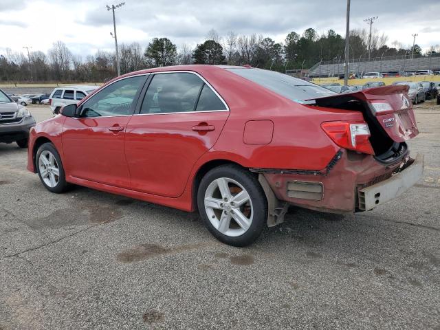 4T1BF1FKXCU616092 - 2012 TOYOTA CAMRY BASE RED photo 2