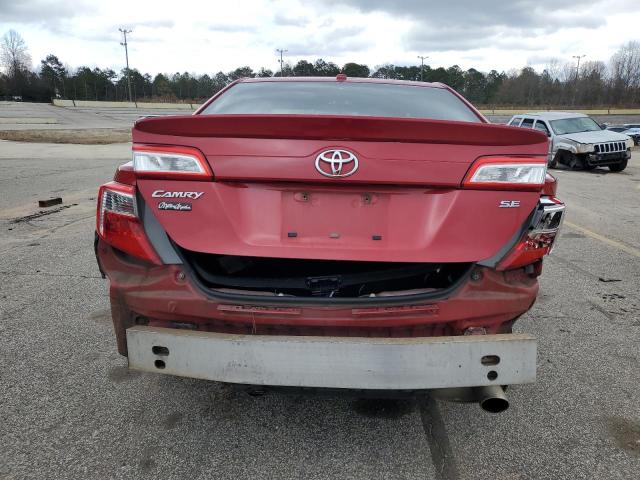 4T1BF1FKXCU616092 - 2012 TOYOTA CAMRY BASE RED photo 6