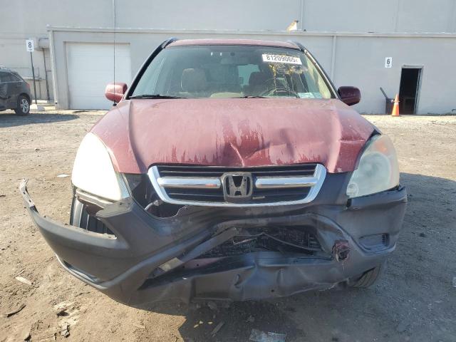 SHSRD78894U251193 - 2004 HONDA CR-V EX ბურგუნდია ფოტო 5