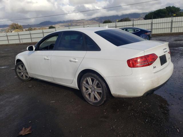 WAUAFAFL6BN055811 - 2011 AUDI A4 PREMIUM WHITE photo 2