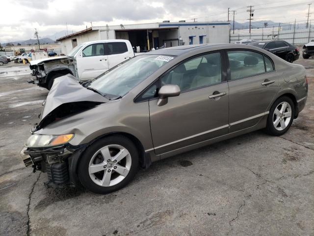 2HGFA16817H301815 - 2007 HONDA CIVIC EX GRAY photo 1