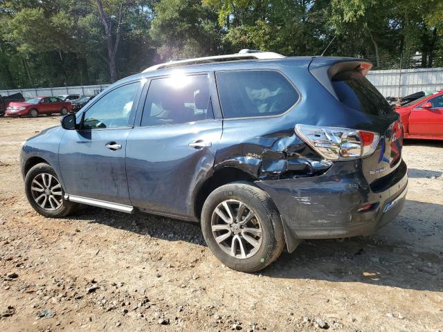 5N1AR2MM4DC628968 - 2013 NISSAN PATHFINDER S أزرق صورة 2