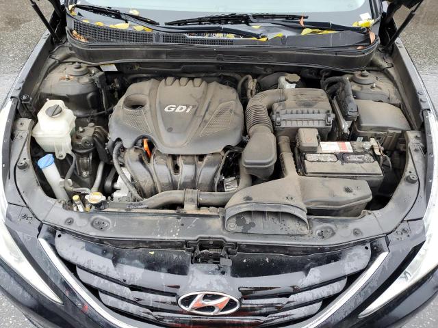 5NPEB4AC8CH446520 - 2012 HYUNDAI SONATA GLS BLACK photo 11