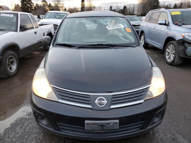 3N1BC11EX8L398562 - 2008 NISSAN VERSA S BLACK photo 5