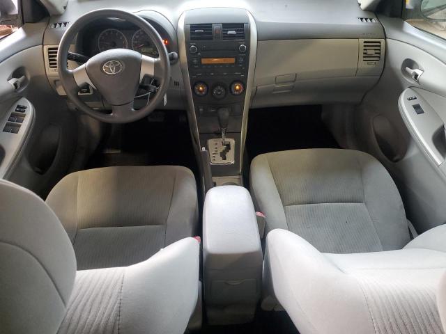 2T1BU4EE5AC249586 - 2010 TOYOTA COROLLA BASE SILVER photo 8