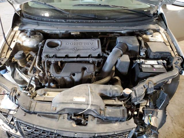 KNAFU4A20B5326521 - 2011 KIA FORTE EX SILVER photo 11