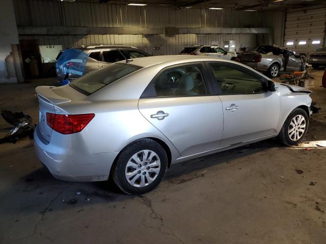 KNAFU4A20B5326521 - 2011 KIA FORTE EX SILVER photo 3