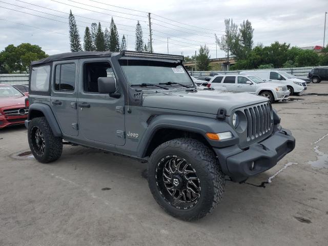 1C4HJXDG6KW690966 - 2019 JEEP WRANGLER U SPORT Gri fotoğraf 4