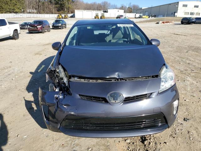 JTDKN3DU4E0376541 - 2014 TOYOTA PRIUS GRAY photo 5