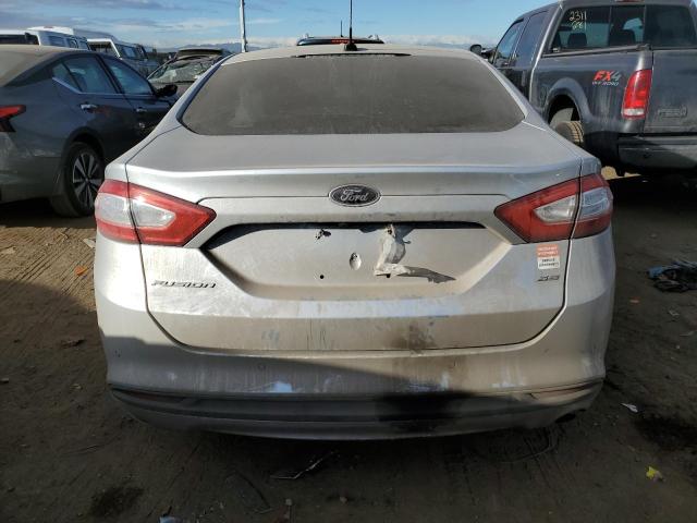 3FA6P0H70GR147944 - 2016 FORD FUSION SE SILVER photo 6