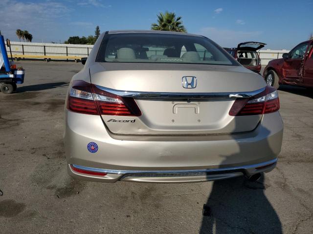 1HGCR2F39HA086562 - 2017 HONDA ACCORD LX Кремовый фото 6