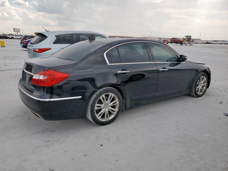 KMHGC4DD1CU191057 - 2012 HYUNDAI GENESIS 3.8L BLACK photo 3