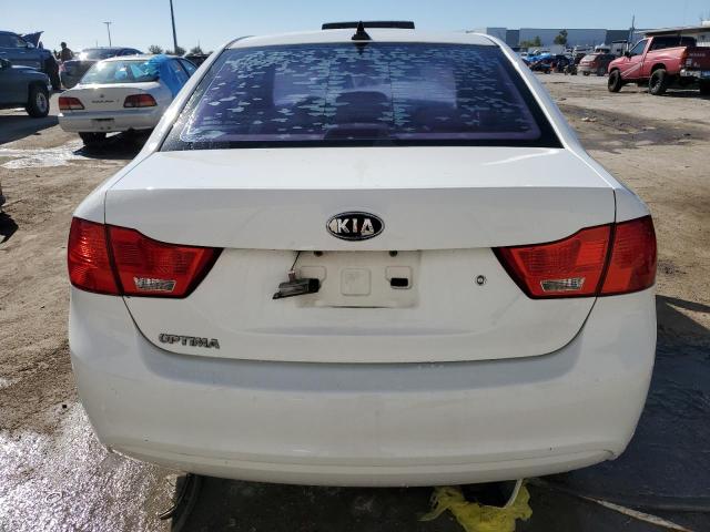 KNAGG4A80A5400356 - 2010 KIA OPTIMA LX WHITE photo 6